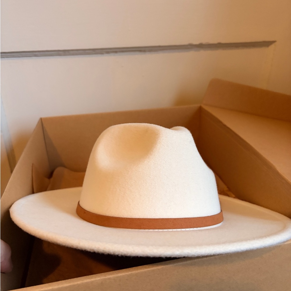 Classic Cream Fedora Hat